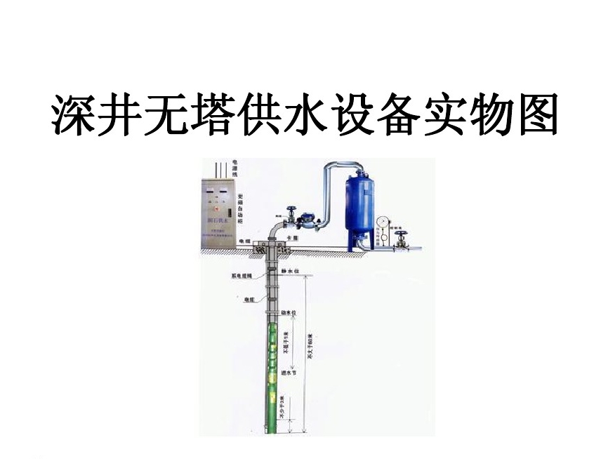 东营河口区井泵无塔式供水设备